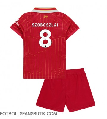 Liverpool Dominik Szoboszlai #8 Replika Hemmatröja Barn 2024-25 Kortärmad (+ Korta byxor)